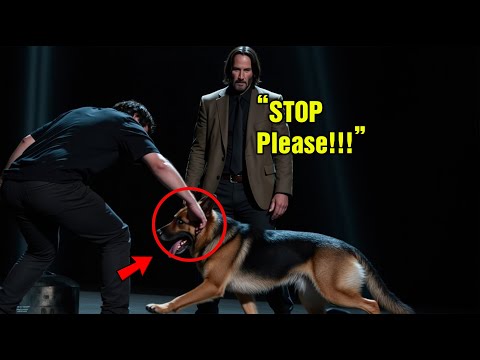 Men Attack Keanu Reeves, Unaware That His Rescued Dog is A Former Police Officer!