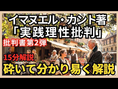 【哲学】カント著『実践理性批判』を砕いて解説✨ ～道徳と自由の深い関係とは？～