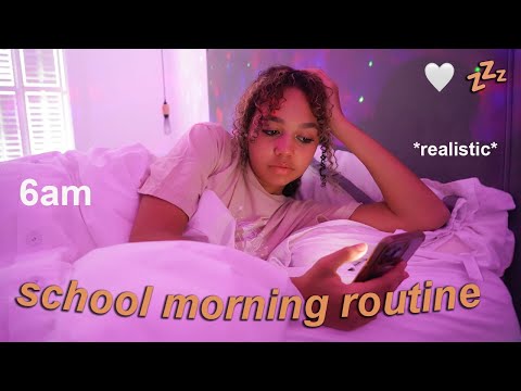 MY REAL 6AM SCHOOL MORNING ROUTINE 2022