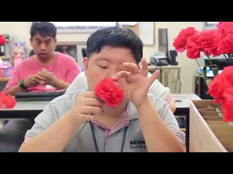 BG Mother Day handicraft flower making