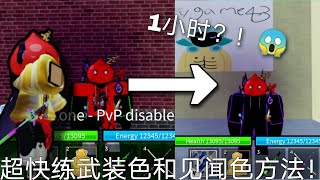 Blox Fruit用挂机超快练武装色和见闻色霸气方法！（Roblox Blox Fruit）