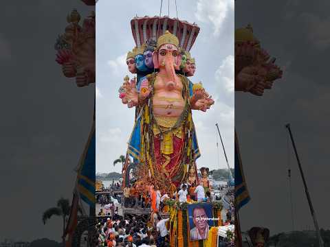 India’s Biggest Ganesh Nimmarjanam In Hyderabad #ytshorts #youtubeshorts #shorts