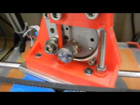 OhmStruder reprap extruder prototype 3D printing