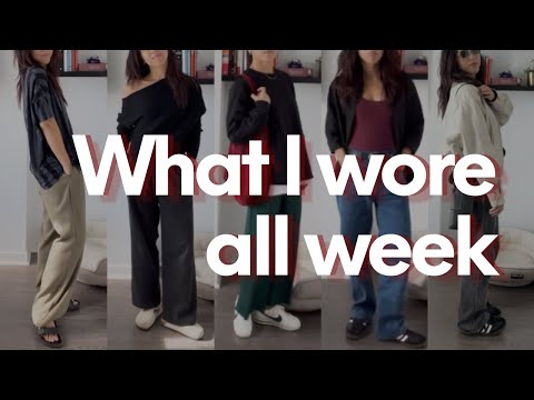 Documenting What I Wore This Week | Casual Work From Home Outfit Ideas