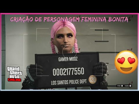 GTA 5 | TUTORIAL PERSONAGEM FEMININA ⭐️