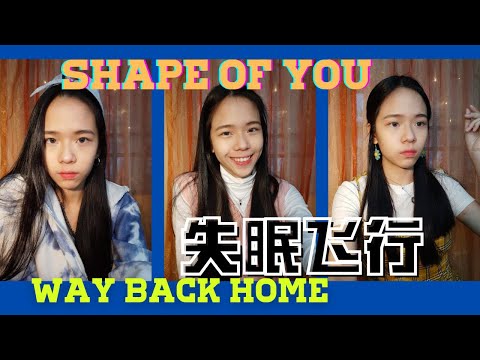 失眠飞行 X  Way Back Home X  Shape of You  | Covered by 爱美丽Emily