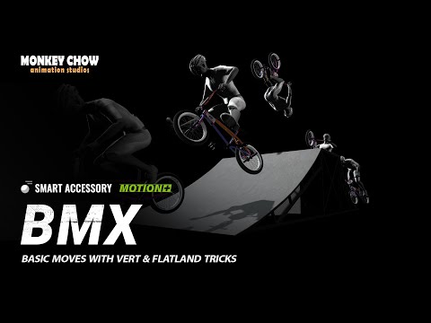 BMX Mocap with Smart Accessory | Basic Moves with Vert & Flatland Tricks for iClone and ActorCore