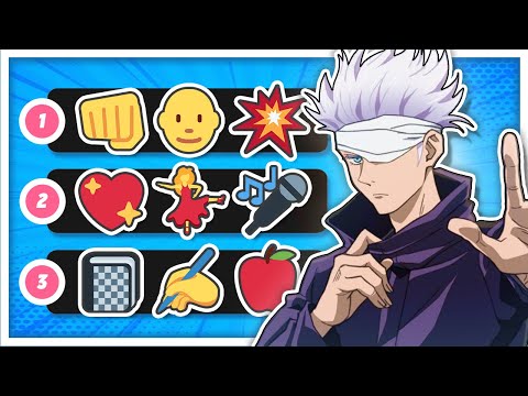 ANIME EMOJI QUIZ | Guess The 50 Popular Anime Emojis