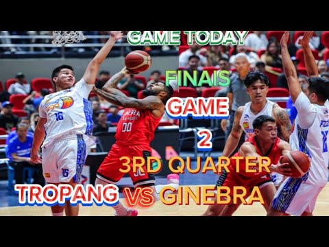 GAME TODAY/ TROPANG GIGA TNT/VS/ BRGY GINEBRA SAN MIGUEL/ 3rd QUARTER.GAME 2 FINALS.PBA, LIVE