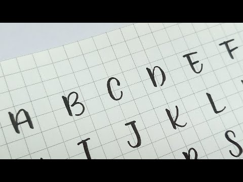 Brush pen Alphabets | Capilat ABCD | Fancy letters | A to Z |