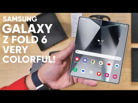 Samsung Galaxy Z Fold 6 – Very Colorful! 🌈