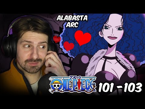 Is This Love? ONE PIECE REACTION - Episodes 101-103 - Alabasta Arc