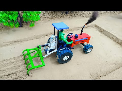 diy mini tractor making plough machine for apple farming | @Acrofter1