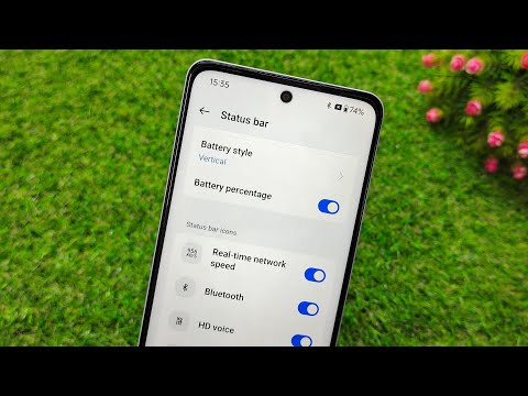 how to change battery style and real time network speed | Realme 12 5G Battery Settings