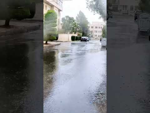 Mystical Sound of Call to Prayer (Adhan) in the Streets of Amman under the Rain (Binaural ASMR)