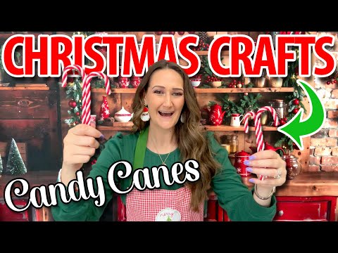 25 *BEST* Candy Cane Christmas Crafts, Decorations, Ornaments, & DIYs!  Dollar Tree DIYs 2024