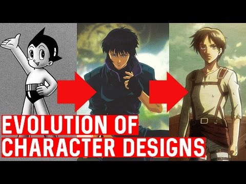 The Evolution of Anime Character Designs