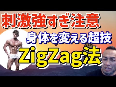 身体を劇的に変化させたいヤツ！ZigZag法をやれ！ #山岸秀匡 #筋トレ #減量 #メンズフィジーク #増量