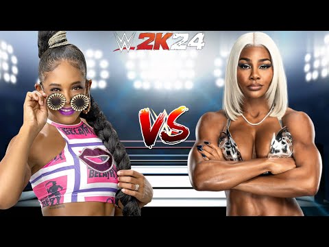 WWE 2K24 JADE CARGILL VS. BIANCA BELAIR 2/3 FALLS MATCH!