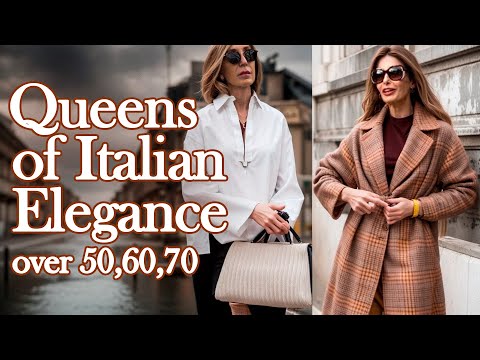 Queens of Italian Elegance over 50,60,70 #italianexcellence  #italianelegance  #styleover50