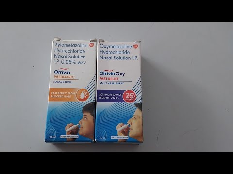 Otrivin  use in hindi // nasal spray for childern and adult