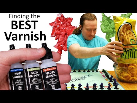 Greasy Gamer uses Science to Answer 4 Big Questions about Varnish and Warhammer Minis