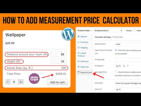 Calculate Product Price Based On User Inputs | WooCommerce | Measurement Price Calculator Tutorial