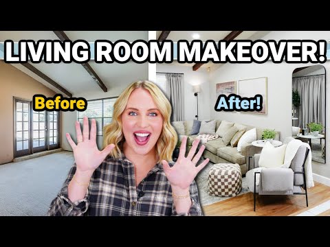 EXTREME LIVING ROOM MAKEOVER!