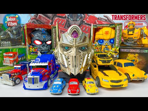 Satisfying with Unboxing TRANSFORMERS Toys Unicron - Earthrise OPTIMUS BUMBLEBEE Collection ASMR