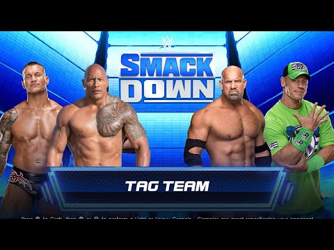 Tag Team Match | Team Rock vs. Team Goldberg | WWE SmackDown