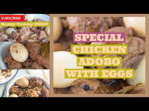 Chicken Adodo with Egg |Filipino Adobo| Special Adobo