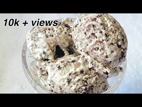 Oreo Ice cream with just 3 Ingredients, Oreo Ice cream, Summer recipe