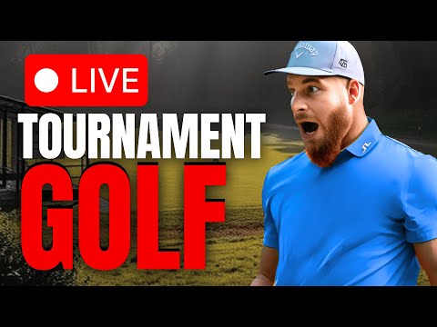 🔴 LIVE GOLF:  World Long Drive Champion plays Simulator Golf Tournament