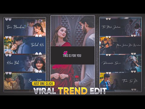 New Trending Multiple Photo Scrolling Lyrics Video Editing in Alight Motion | Trending Reels Editing