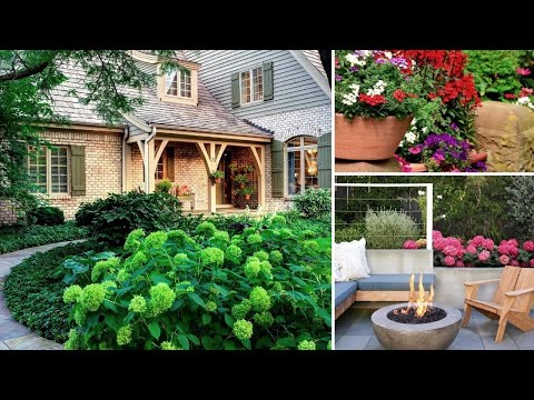 Landscape Design, 40+ Beautiful Front Yard Container Garden Ideas!!