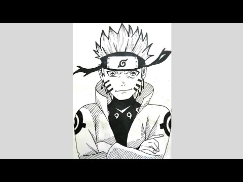 How to draw Naruto from Naruto Shippuden #shorts #short #artsyfam #anime #trending #viral #naruto