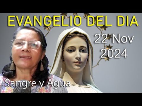 Evangelio Del Dia Hoy - Viernes 22 Noviembre 2024- Sangre y Agua