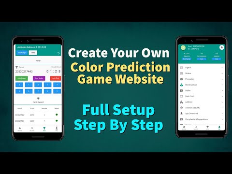 Create Your Own Color Prediction Game Website I Full Setup Step By Step Start Online Earning