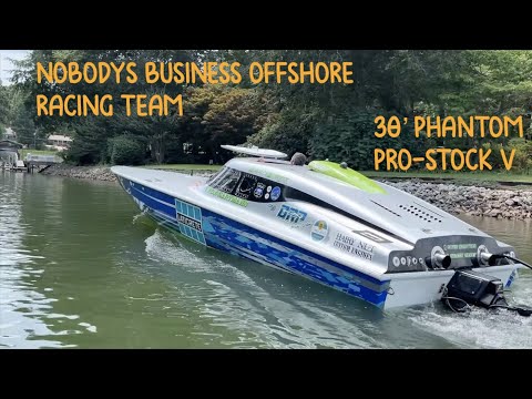 EVER WONDER WHAT IT'S LIKE RIDING IN A OFFSHORE POWER BOAT? Nobody's Business Pro-Stock V