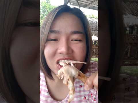 กินไก่ย่างตัวใหญ่ๆ #อาหารอิสาน #ของกิน #กินไก่ย่าง#แม่แต่ chanel