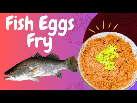 How to Prepare Fish Egg  fry / Fish Eggs Fry