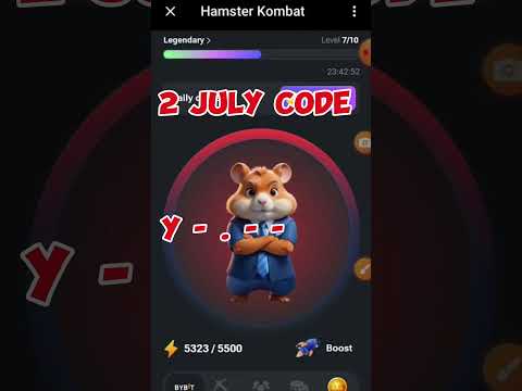 2 July daily cipher code Morse hamster kombat #hamsterkombat #ciphercodes #hamsters