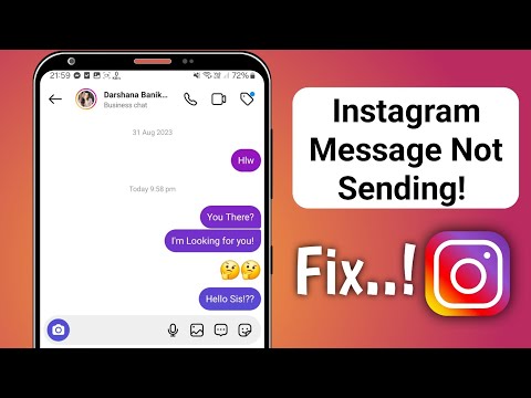 Instagram message not sending problem today | instagram message sending problem |insta message issue