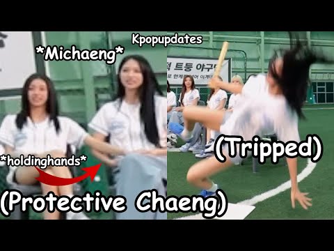 tzuyu getting tripped and then there’s michaeng being sweet *michaeng moments*