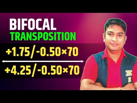 Optician Training - Bifocal Cross Transposition | How To Solve Cross Compound Number