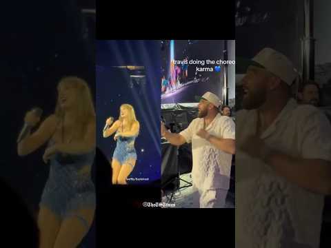 Taylor Swift did Travis Kelce's Karma dance move on the Eras Tour stage...