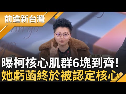 吳靜怡虧民眾黨6人:笑這麼燦爛「終於被認定是核心了」! 解答柯「核心肌群」有7塊 今6塊全部到齊...吳靜怡:那剩下那塊就是PG｜王偊菁主持｜【前進新台灣 精彩】20241217｜三立新聞台