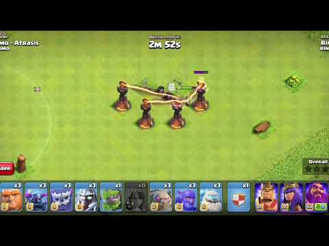 Inferno tower lvl 1 vs Ground type Max troops