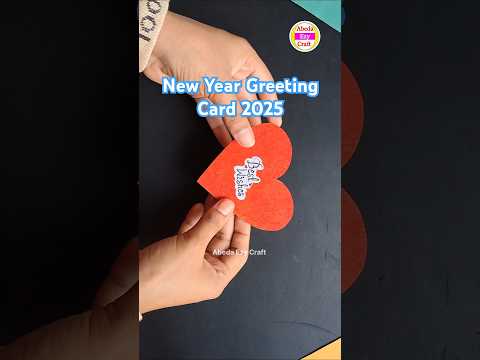 New Year Card 2025 | Happy New Year Card 2025 #shorts #diy #craft