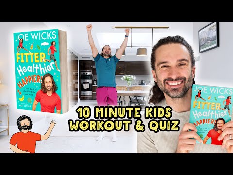 10 Minute Kids Workout + Quiz on The Muscular System | Fitter Healthier Happier